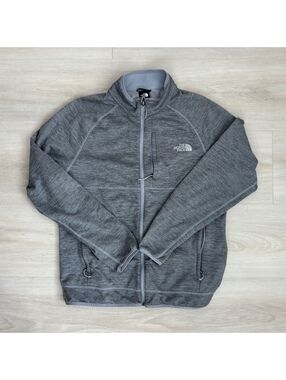 The North Face Jacket Mens L Canyonlands Full Zip Fleece Gray Hiking Outdoor